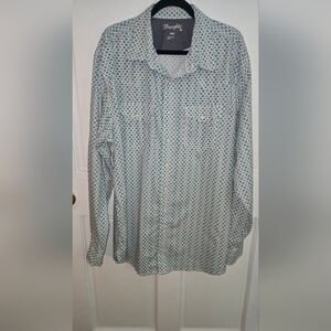 Wrangler Men's 20x Competiton Advanced Comfort Pearl Snap Button Down